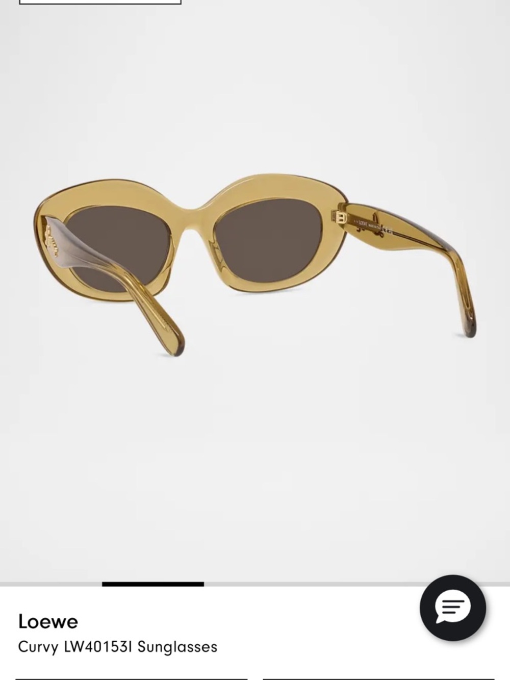 Loewe Amber Crystal Oval Sunglasses - Picture 4 of 6